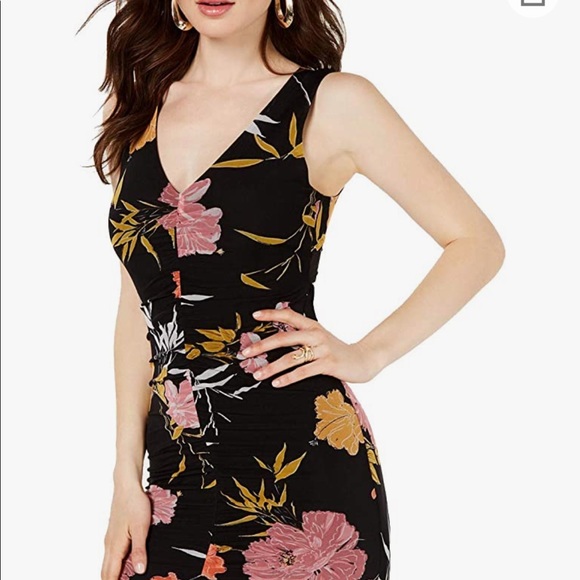 GUESS NWT Gabrielle ruched cutout dress size small 👗 - Picture 4 of 14